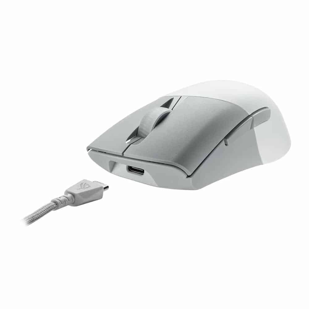 (image for) ASUS ROG Keris Optical Wireless/Wired Aimpoint Gaming Mouse White